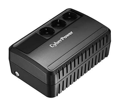 UPS CYBERPOWER BU650E (3 Tomadas - 360 W - 650 V) CyberPower - Ups - 360 W, 650 v, 3 tomadas, indicador de carga