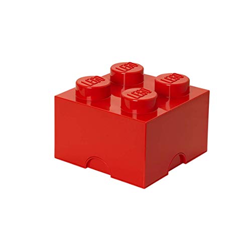 Caixa de Arrumação PLAST TEAM PT40030 Vermelho LEGO - Brinquedos - caixa, arrumação, lego, vermelho, armazenamento