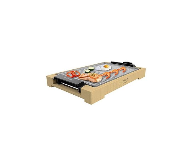 Grelhador de Placas Cecotec Tasty&Grill 2000 Bamboo Mixstone Cecotec - Torradeiras e grelhadores - grelhador, placas, cecotec, tasty&grill, bamboo