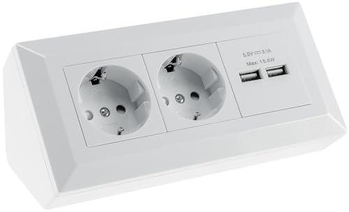 Extensão Elétrica CECOTEC Power Blade (2 Tomadas) ChiliTec - Tomadas e soquetes de energia - extensão elétrica, 2 tomas, porta USB, 16A