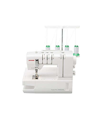 Máquina de Costura JANOME Coverpro 2000CPX (70) Janome - Máquinas de trabalho de tecidos - máquina de costura, janome, coverpro 2000cpx