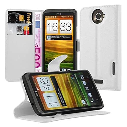 Capa HTC One X/X+ CADORABO Branco (Acessório Informática e Tel.) CADORABO - Capas para telemóveis - universal, htc one x+, couro, branco