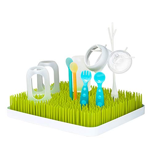 Escorredor de Biberão BOON Lawn Green (Verde) TOMY - Escorredores de louça e tabuleiros de escorrer - design inovador, duas partes, limpeza fácil, recuperação de água