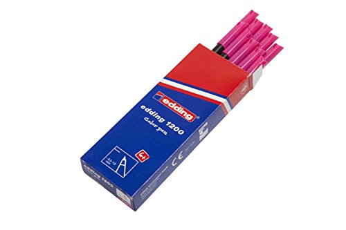 Marcador Fluorescente EDDING E-1200 (Rosa) Edding - Marcadores e marcadores de texto - fluorescente, rosa, lavável, conjunto, 6 unidades