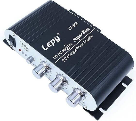 Amplificador Auto FASIZI LP-808 (Preto) Fasizi - Áudio - amplificador, auto, preto