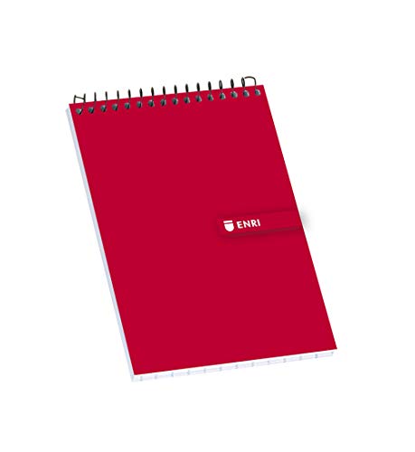 Caderno ENRI Quadrado Azul (A4 - Quadriculado) Hamelin Brands - Cadernos e bloco de notas - quadriculado, a4, 90g/m, bolsa interna, fecho de elástico