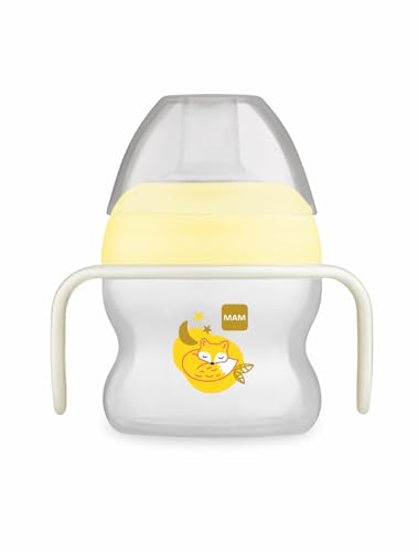 Biberão MAM (150 ml) - Transparente (Recondicionado Como Novo) MAM - Copos de transição - 150 ml, silicone, transparente, recondicionado