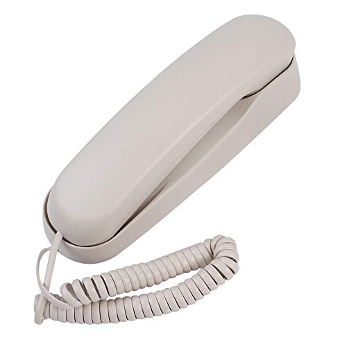 Telefone fixo sem fio com cabo e identificador de chamadas Tosuny - Telefonia - sem fio, identificador de chamadas, abs, branco