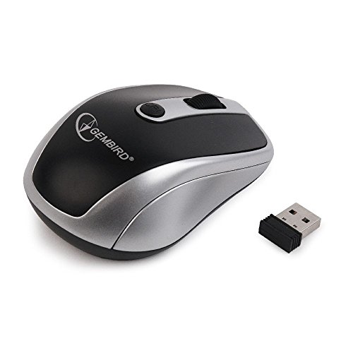 Rato GEMBIRD MUSW-002 (Wireless - Ótico - 1600 dpi - Preto) Gembird - Ratos e trackballs - wireless, óptico, 1600 dpi, preto