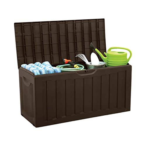 Bau Exterior em Resina 340L 118X53X57Cm THINIA HOME THINIA HOME - Caixas de mudança e envio - resina, 118x53x57cm