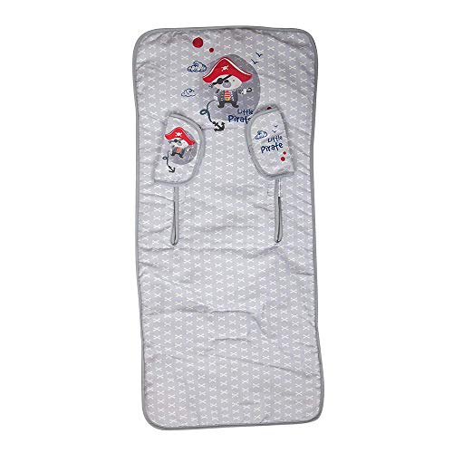 Colchão de Berço Babyline Little Pirate | Azul (Puericultura - Dormir) Babyline - Forros e sacos de transporte para bebês - azul, puericultura, dormir