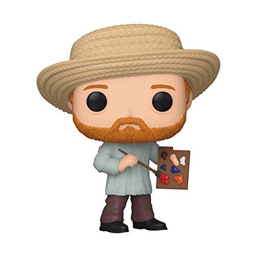 Figura FUNKO POP! Artista: Vincent Van Gogh Funko - Brinquedos - vincent van gogh, pintor, chapéu vermelho, túnica azul