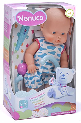 Boneca NENNUCO My Little Doctor (Idade Mínima Recomendada: 3 anos) Nenuco - Bonecas - termómetro, estetoscópio, acessórios médicos, mala