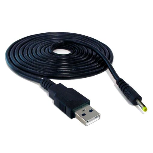 Cabo de Dados DUAL (USB A - Micro USB B - Preto) Ociodual - Baterias - usb, micro-usb, preto, 2.5mm