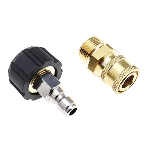 Conjunto Adaptador de Mangueira para Lavadora a Pressão EMSEA EMSea - Acessórios para lavadora de alta pressão - adaptador, lavadora a pressão, m22, 14mm