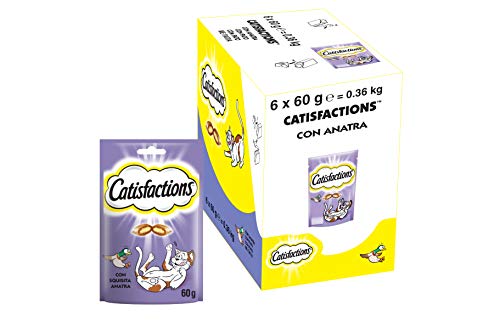 Snacks para Gatos CATISFACTIONS (6 x 60 g) Catisfactions - Mimos para gatos - 60 g, playful, snacks, Cat
