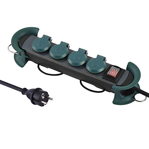 Extensão Elétrica ELECTROLINE 62085 (4 Tomadas - Tipo F - 4 m) Electraline - Filtros de linha e supressores de surtos - 4 tomadas, tipo f, 4m
