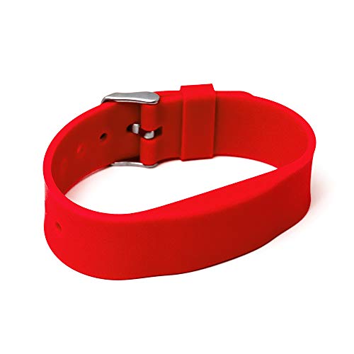Pulseira de Identificação GELIKOM SILA09a Gelikom - Pulseiras de relógio - rfid, 13.56 mhz, silicone, preto, ajustável