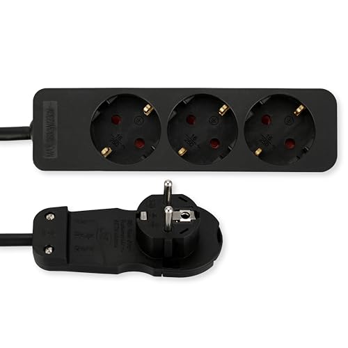 Extensão Elétrica Rev 1X8M - 3X8M | Preto REV - Filtros de linha e supressores de surtos - extensão elétrica, rev 1x8m, preto