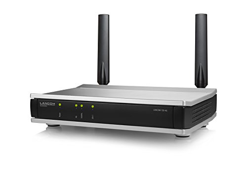 Router LANCOM SYSTEMS 730-4G (N/A - N/A) Lancom - Pontes e roteadores - router, lancom systems, 730-4g, velocidade máxima de transferência de dados, interface do host, portas lan ethernet, placa de rede, tecnologia da conectividade, preto