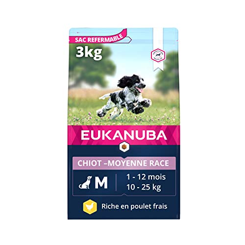 Ração para Cão EUKANUBA Puppy Dry Dog Food (3 Kg) EUKANUBA - Ração para cães - cão, puppy, 3 kg