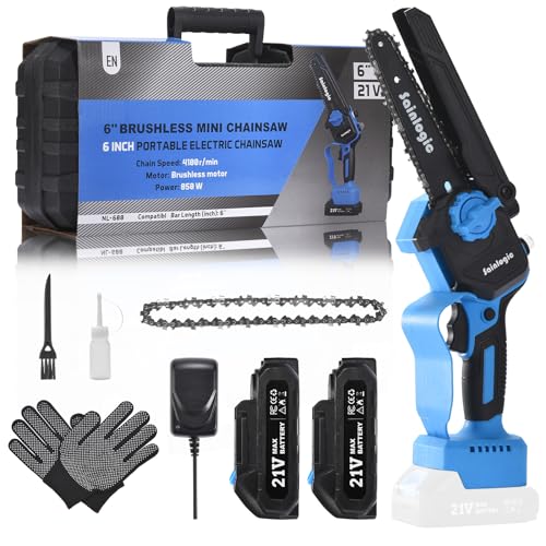 Mini Motosserra Elétrica SAINLOGIC com Bateria e Cabeça de 6 Polegadas sainlogic - Ferramentas elétricas multifuncionais - mini, motosserra elétrica, sainlogic, bateria, cabeça, 6 polegadas