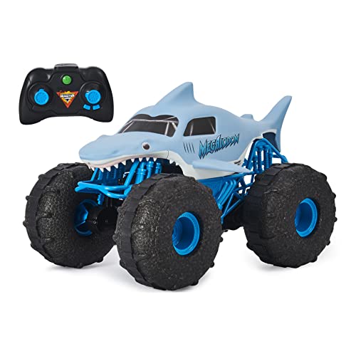 Carro Telecomandado R/C SPIN MASTER Megalodon Storm (Idade Mínima: 3) MONSTER JAM - Carros e caminhões de controle remoto - telecomandado, SPIN MASTER, Megalodon Storm, preto, azul