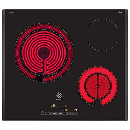 Placa de Vitrocerâmica BALAY 3EB765LQ (Elétrica - 59.5 cm - Preto) Balay - Cooktops - vitrocerâmica, elétrica, 59.5 cm, preto