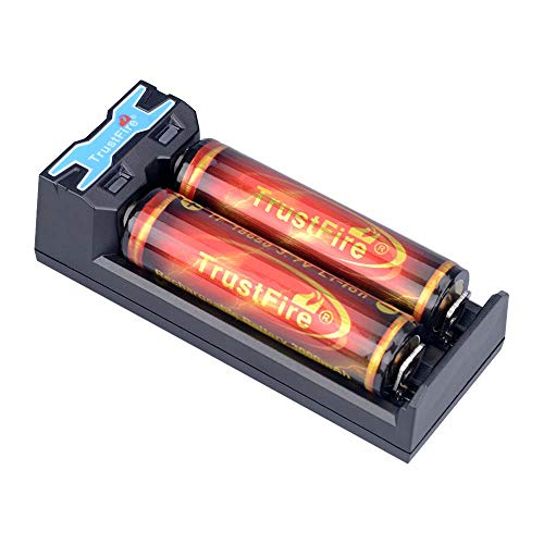 Carregador Bateria TrustFire TR-016 | Preto TrustFire - Carregadores de bateria de uso geral - carregador bateria, trustfire tr-016, preto, pilhas recarregáveis lítio, polímero nicrelo, usb portas, carregamento inteligente