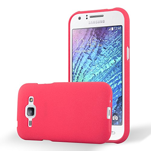 Capa para Samsung Galaxy J1 2016 Vermelho CADORABO - Capas para telemóveis - proteção, traseiro, laterais, funcional