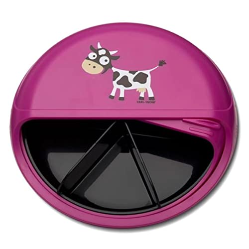Prato de Plástico para Cães CARL OSCAR Snackdisc Rosa 35 x 30 cm Carl Oscar - Utensílios de mesa - plástico, 35x30 cm, compartimentos, fácil de limpar
