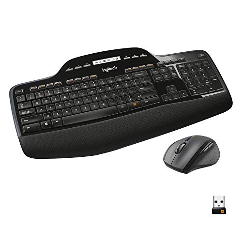 Teclado LOGITECH MK710 (Wireless - Layout US) Logitech - Conjuntos de acessórios de computador - sem fios, layout americano, bateria 3 anos