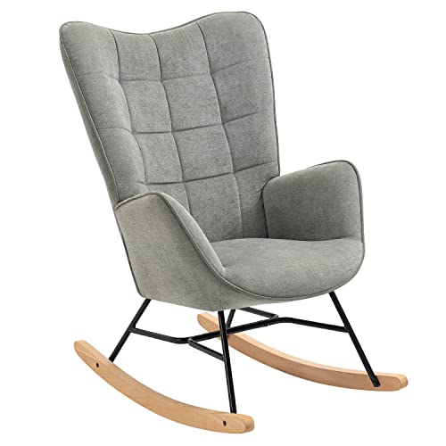 Poltrona MEUBLE COSY (Cinzento - Tecido - 66 x 84 x 97 cm) Furnish 1 - Cadeiras - cinzento, tecido, 66x84x97 cm