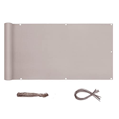 Toldo de Balcão SEKEY 1.2X5M (Bege - Poliéster) Sekey - Acessórios para cercas e portões - 1.2x5m, bege, poliéster, 4 pés