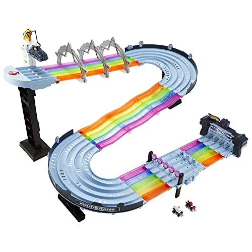 Pista de Carros HOT WHEELS Hot Wheels Mario Kart Rainbow Rampway Hot Wheels - Conjuntos de brinquedos - mario kart, luzes, sons, item box