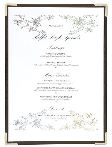 Conjunto de 3 Capas para Menu SECURIT A4 Crystal SECURIT - Porta-contas - conjunto, capas, menu, securit, a4, crystal