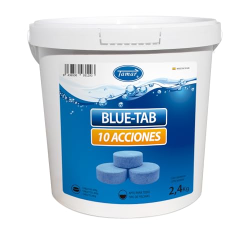 Tamar Cloro Azul-Tab 10 Ações (2.4 kg) Tamar - Limpeza de piscinas e produtos químicos - tamar, cloro, azul-tab, 10 ações, 2.4 kg