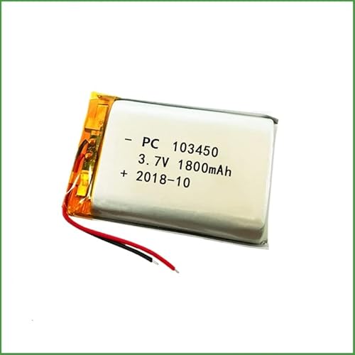Bateria YUNIQUE Green-Clean-Power 103450 YUNIQUE ESPANA - Baterias - 3.7V, 1800 mAh, recarregável, litio