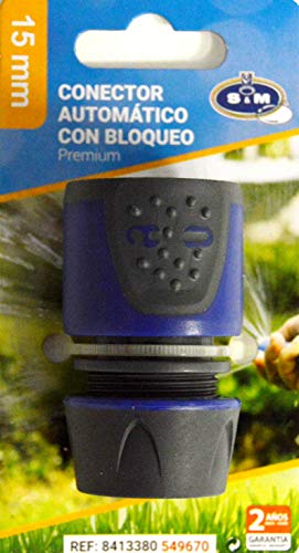 Conector Automático de Mangueira com Bloqueio 15 Mm Gama Premium S&M - Acessórios e válvulas para mangueira de jardim - conector, automático, mangueira, bloqueio, 15 mm