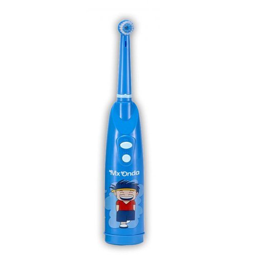 Escova de Dentes Infantil Xila 2 em 1 com Luz e Som MX-ONDA (Idade Mínima Recomendada: 3 anos) Mx Onda - Escovas de dentes - cerdas duplas, 3000 rpm, resistente à água, pilhas aa