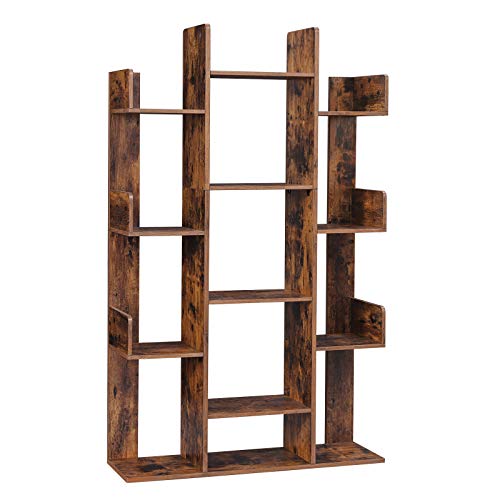 Estante ART PLANET Rústico Castanho (86x25x140cm) VASAGLE - Prateleiras industriais - rustico, castanho, 86x25x140cm
