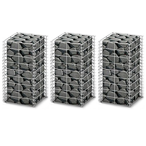 Conjunto de Gaiola para Animais vidaXL | Galvanizado - Soldado - 25 x 25 x 50 cm vidaXL - Eletrodomésticos - gaiola, animais, galvanizado, soldado, 25x25x50cm