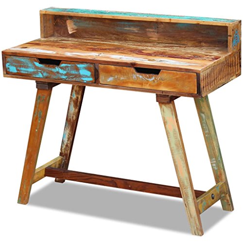 Secretária VIDAXL Madeira (Castanho - Melamina - 100 x 45 x 90 cm) vidaXL - Estações de trabalho e cubículos - madeira, castanho, melamina, 100x45x90 cm