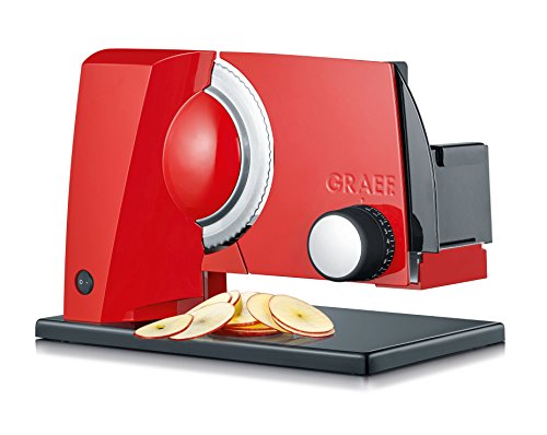 Máquina de Corte em Fatias GRAEF S 11003 (Vermelho) Graef - Fatiadoras de frios - fatias, vermelho