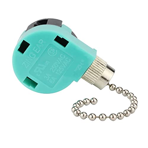 Candeeiro de Teto para Ventilador ZEBRA ZE-268S6 Uadme - Interruptores elétricos - preto, RCA, interruptor