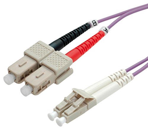 Cabo Fibra Ótica VALUE (LC - SC - 1 m - Roxo) Value - Cabos de rede - fibra ótica, lc, sc, 1 m, roxo