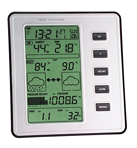 Estação Meteorológica Digital TFA-DOSTMANN 35.1077 TFA - Previsores do tempo e estações - sensor remoto, transmissão inalámbrica, visor lcd, função alarme