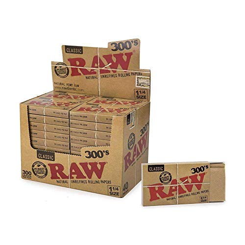 Papel de fumar RAW PAPERS Librito (20 folhas) Raw - Acessórios de fumar - raw papers, librito, 20 folhas
