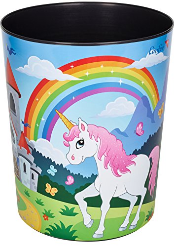 Caixa de Lixo LAUFER Unicornio (Plástico - 18.5 x 19.5 x 23 cm) Läufer - Lixeiras e cestos de lixo - plástico, 18.5x19.5x23cm
