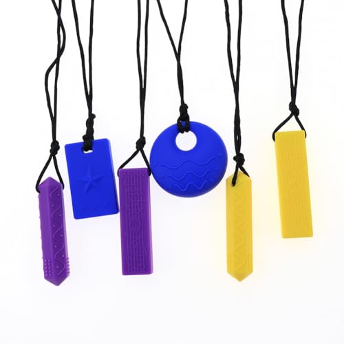 Conjunto de 6 Chaves de Morder para Crianças com Autismo (Idade Mínima: 2 Anos) Dongguan Feize Electronic Technology Co., Ltd. - Cuidados com a higiene oral - conjunto, 6 chaves, morder, crianças, autismo, idade mínima